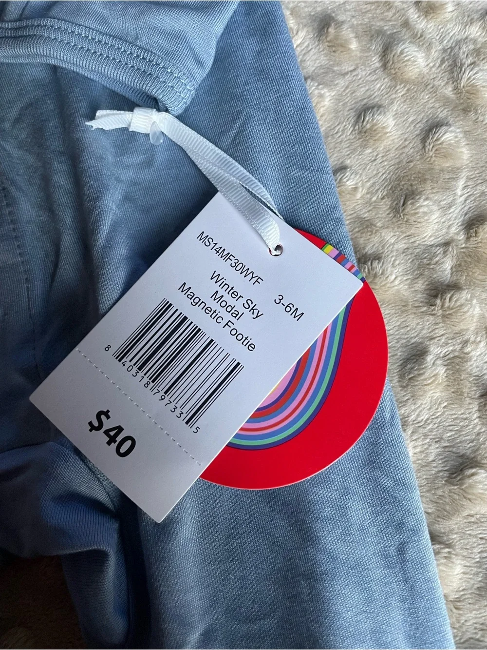 NWT Magnetic Me Bamboo Blue pajamas